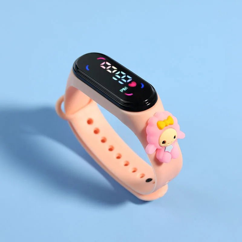 Fashion Mickey Children Watches For Girls Electronic Bracelet Sports Touch LED Spiderman Doll Kids Watch Women Waterproof Clock - Avero