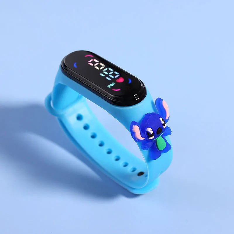 Fashion Mickey Children Watches For Girls Electronic Bracelet Sports Touch LED Spiderman Doll Kids Watch Women Waterproof Clock - Avero