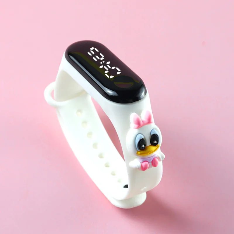 Fashion Mickey Children Watches For Girls Electronic Bracelet Sports Touch LED Spiderman Doll Kids Watch Women Waterproof Clock - Avero