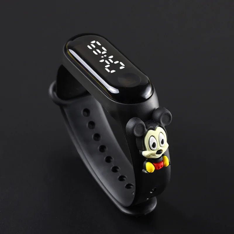 Fashion Mickey Children Watches For Girls Electronic Bracelet Sports Touch LED Spiderman Doll Kids Watch Women Waterproof Clock - Avero