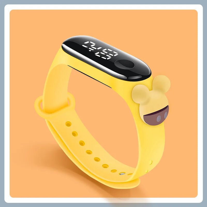 Fashion Mickey Children Watches For Girls Electronic Bracelet Sports Touch LED Spiderman Doll Kids Watch Women Waterproof Clock - Avero