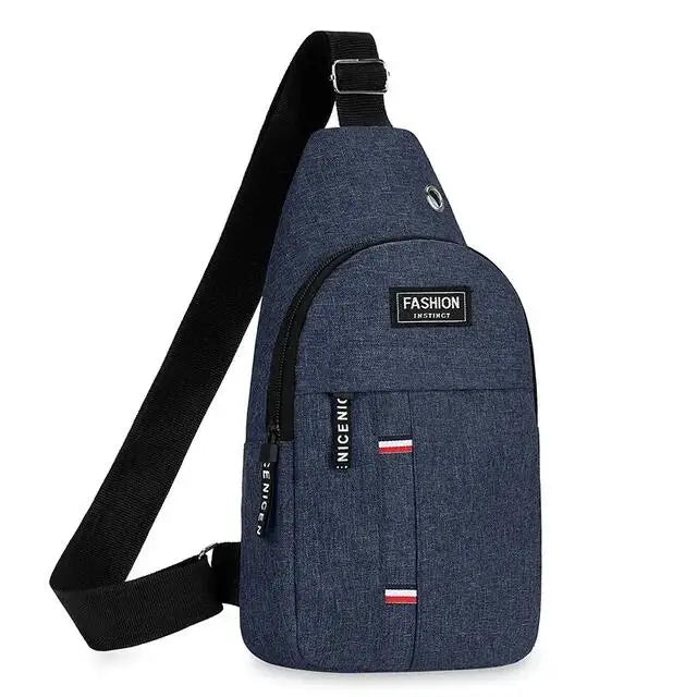 Fashionable and Trendy Lightweight Single Minimalist Shoulder Crossbody Bag for Men with Large Capacity for Leisure and Sports - Avero