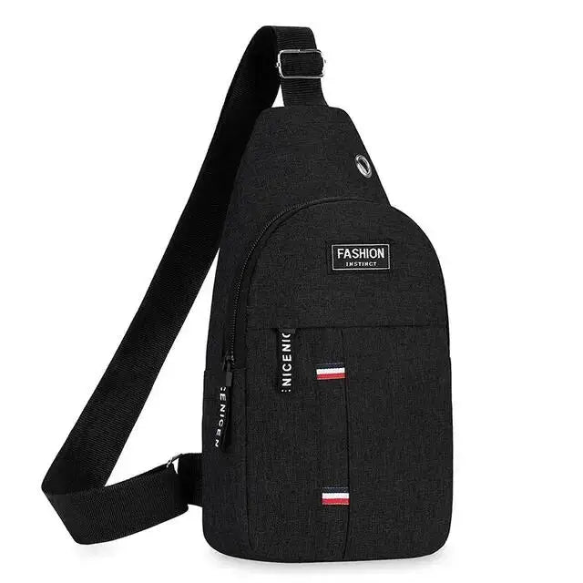 Fashionable and Trendy Lightweight Single Minimalist Shoulder Crossbody Bag for Men with Large Capacity for Leisure and Sports - Avero