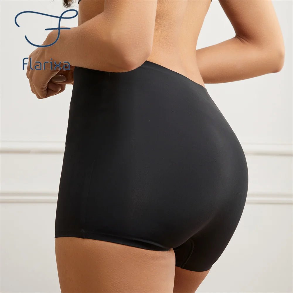 Flarixa Seamless Women Boxer Briefs Boyshorts For Women Anti Chafing Shorts Women High Waisted Boy Shorts Panties Underwear - Avero