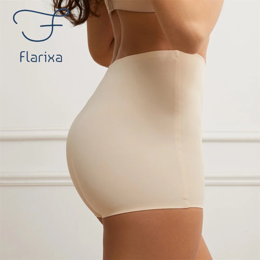 Flarixa Seamless Women Boxer Briefs Boyshorts For Women Anti Chafing Shorts Women High Waisted Boy Shorts Panties Underwear - Avero