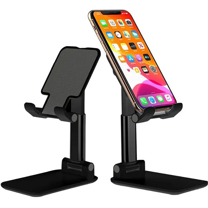 Foldable ABS Desktop Mobile Phone Stand For iPad iPhone 16 15 Smartphone Support Tablet Desk Cell Phone Portable Holder Bracket - Avero