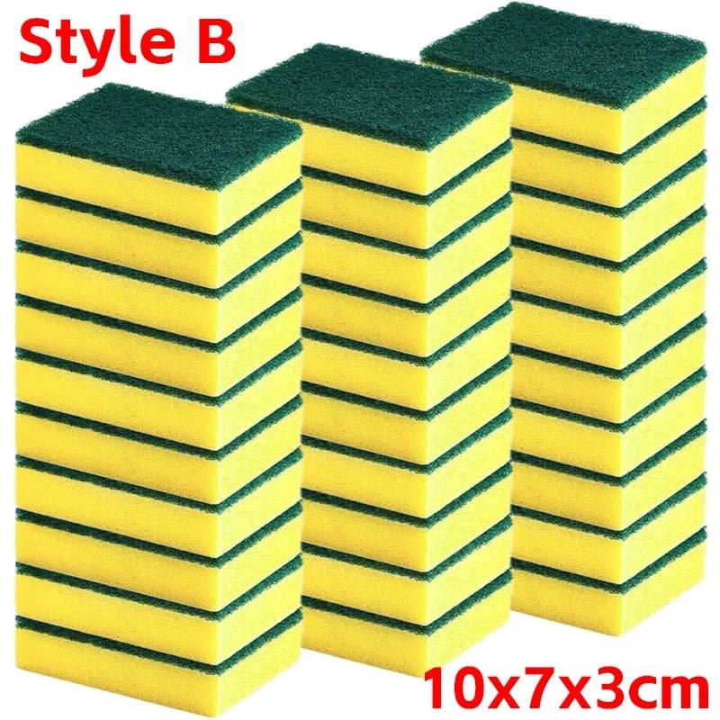 Highly absorbent double - sided sponge magic cleaning pot rust sponge cleaning brush kitchen cleaning tool - Avero