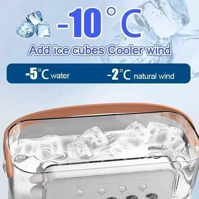 Hot 3 In 1 Fan AIr Conditioner Household Small Air Cooler LED Night Light Portable Humidifier Air Adjustment Fan Office Home Fan - Avero
