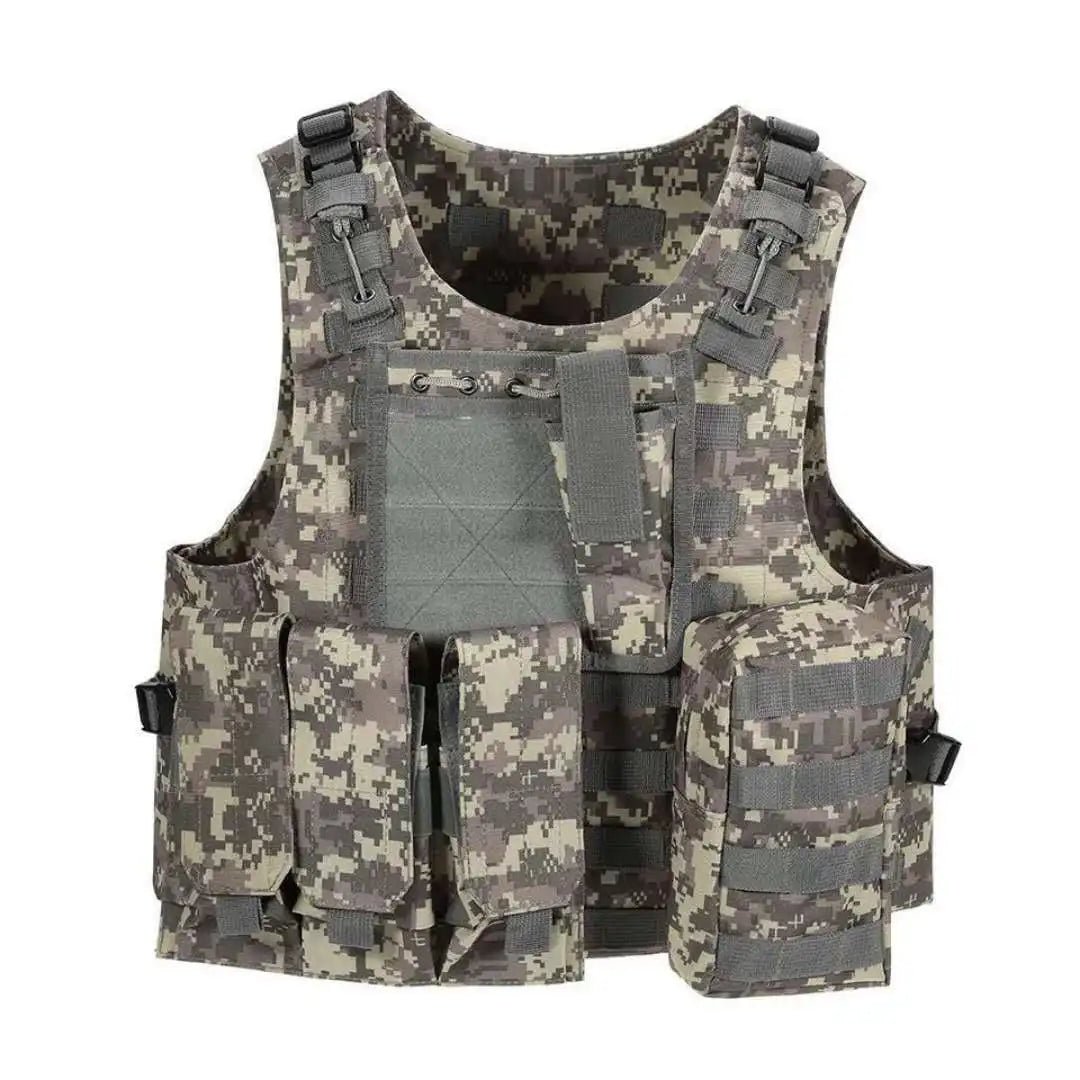 Hunting Paintball Vest Army Molle Airsoft Vest Tactical Vest Plate Carrier Swat Fishing Armor Police Vest - Avero
