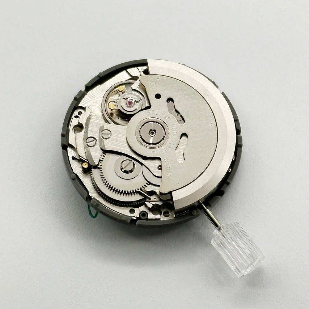 Japan Genuine NH35 Automatic Mechanical Movement High Accuracy 24 Jewels Mod Watch Replacement NH35A Date at 3:00 - Avero
