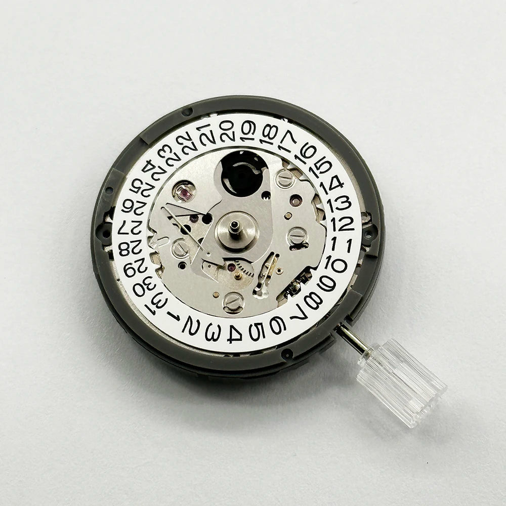 Japan Genuine NH35 Automatic Mechanical Movement High Accuracy 24 Jewels Mod Watch Replacement NH35A Date at 3:00 - Avero