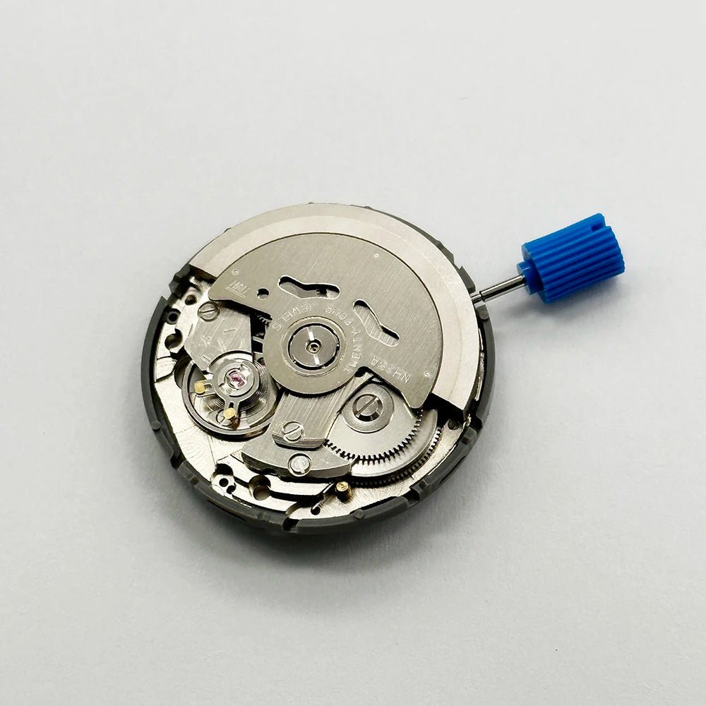 Japan Genuine NH35 Automatic Mechanical Movement High Accuracy 24 Jewels Mod Watch Replacement NH35A Date at 3:00 - Avero