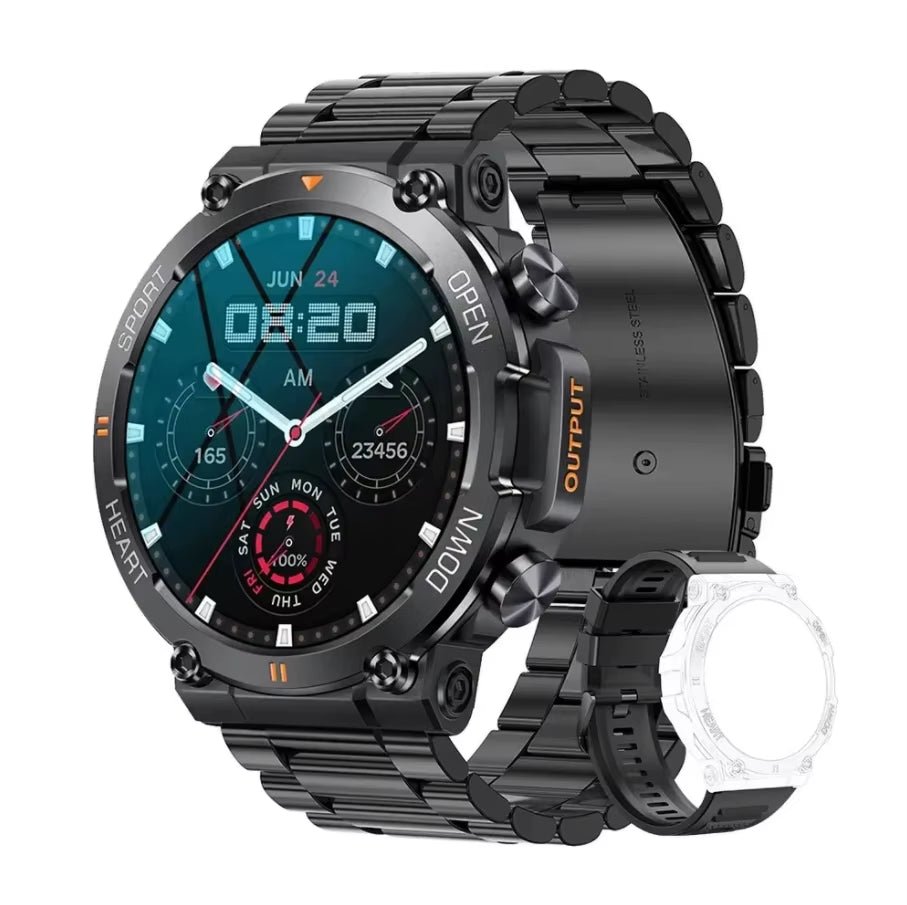K56Pro Smart Watch for Men Heart Rate Blood Bluetooth Sport 400Mah Long Standby 1.39 Inch 360*360 HD Screen Outdoors Smartwatch - Avero