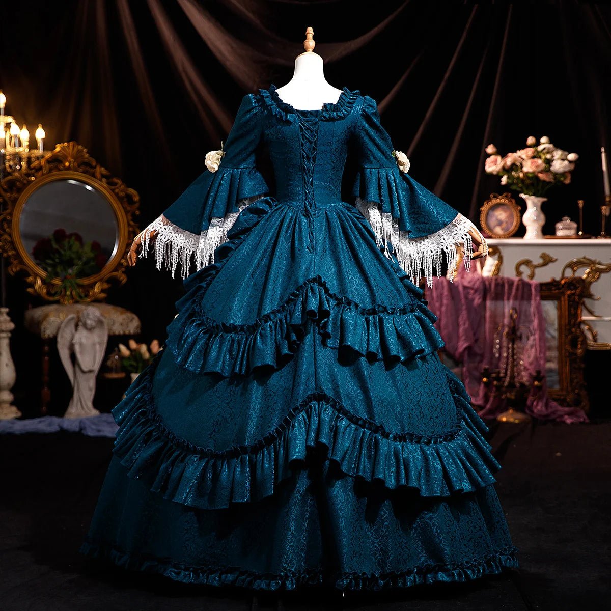 Luxury Temperament Forest Princess French Court Dress Celebrities Banquet Annual Meeting Victorian British Style Vestido De Gala - Avero