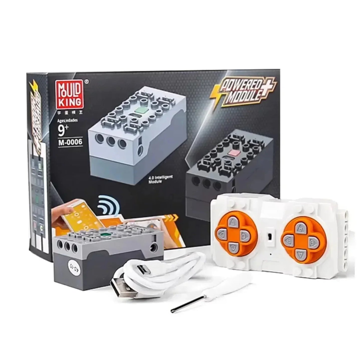 Mould King MOC Power Functions Technical Parts M L XL Servo Motor Electric Remote Control Battery Box Blocks Gift for Kids - Avero