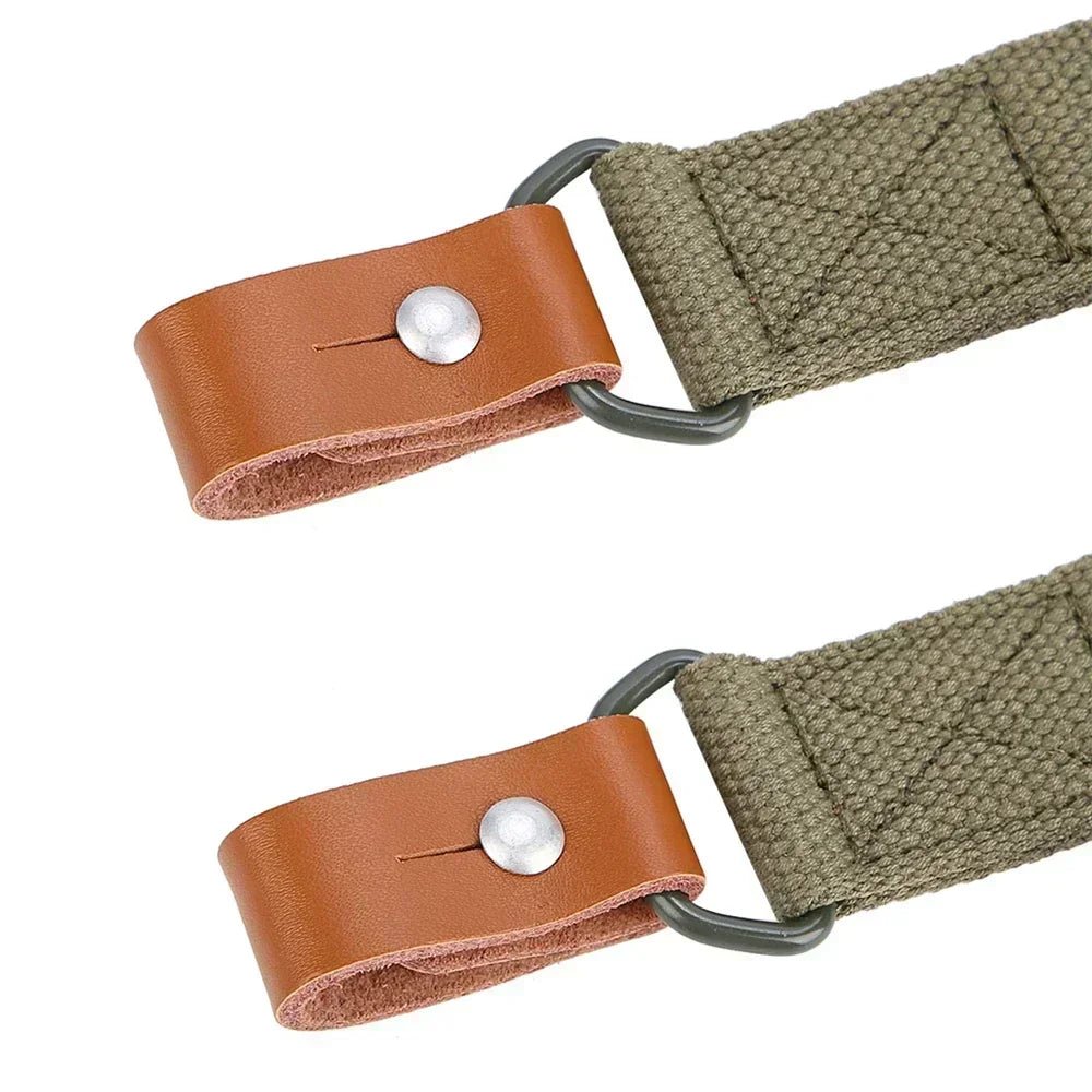 Outdoor Survival Belt Original Gun Sling Airsoft Hunting Shooting Adjustable Leather Two Point AK Rifle Strap Hunt Accessories - Avero