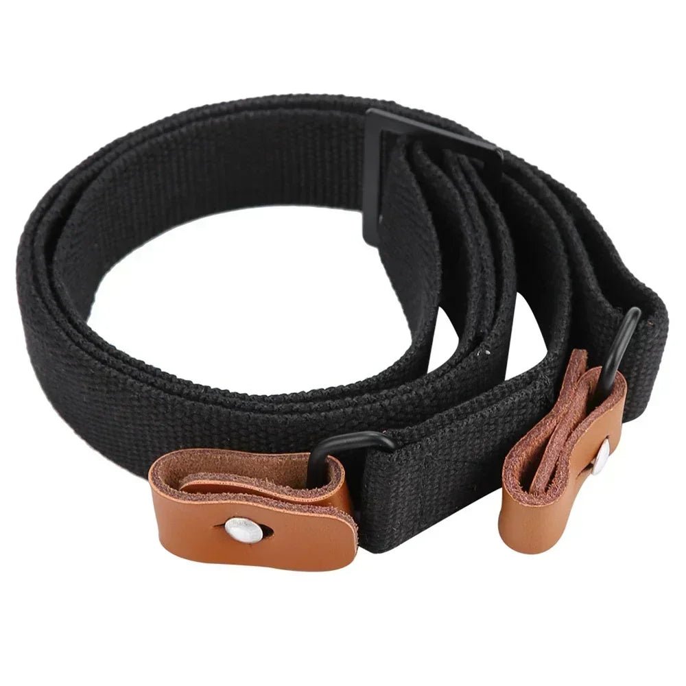 Outdoor Survival Belt Original Gun Sling Airsoft Hunting Shooting Adjustable Leather Two Point AK Rifle Strap Hunt Accessories - Avero