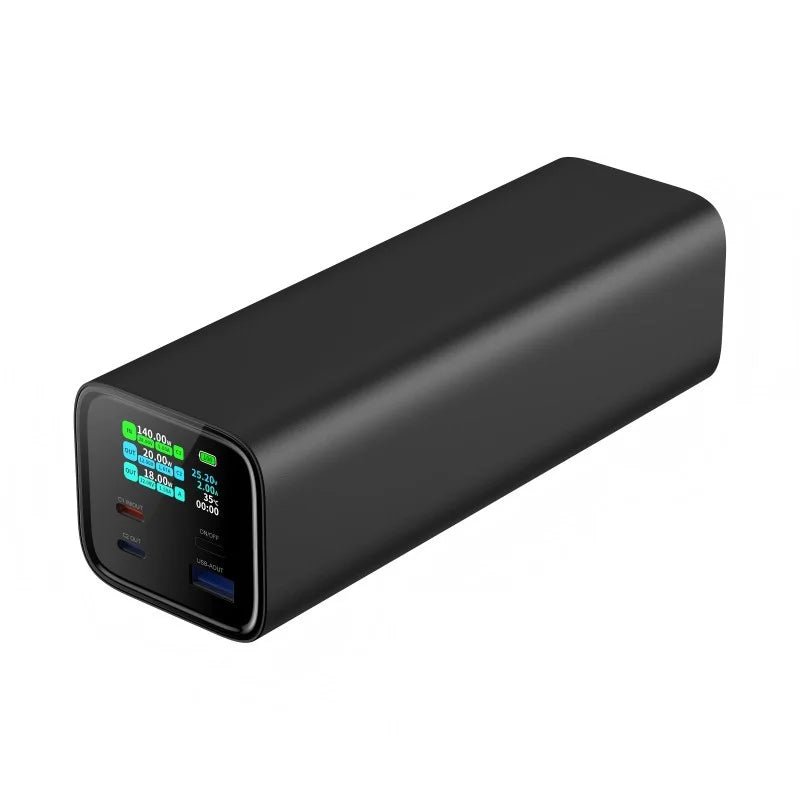 PD3.1 140W Power Bank 27000mah LCD TFT Color Screen 2C1A port Laptop Phone Drone Camera Portable Bidirectional Fast Charging - Avero