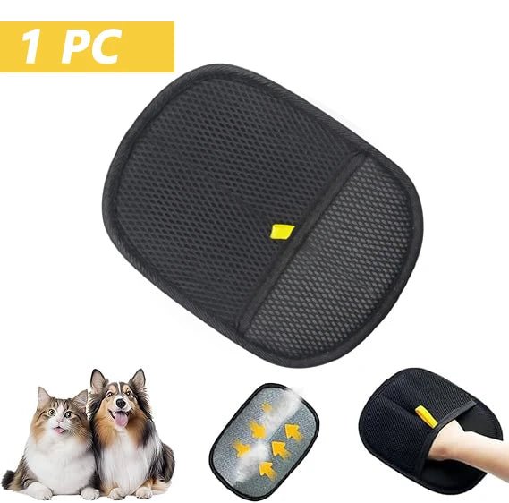 Pet Hair Removal Tool Reusable Static Removal Gloves, Double - Sided Grooming Gloves for Pets, Removes Pet Fur Hair for Carpets - Avero