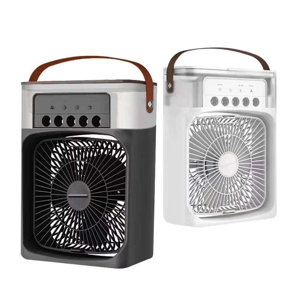 Portable 3 In 1 Fan AIr Conditioner Household Small Air Cooler LED Night Lights Humidifier Air Adjustment Home Fans Dropshipping - Avero