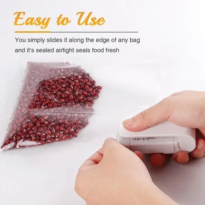 Portable Mini Sealer Home Heat Bag Plastic Food Snacks Bag Sealing Machine Food Packaging Kitchen Storage Bag Clips Wholesale - Avero