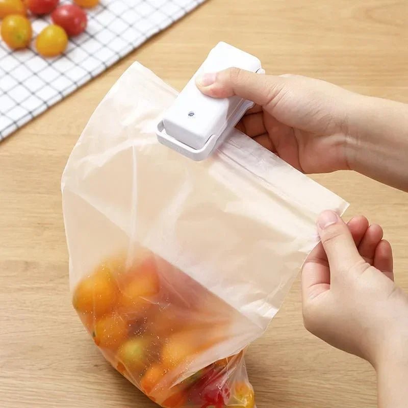 Portable Mini Sealer Home Heat Bag Plastic Food Snacks Bag Sealing Machine Food Packaging Kitchen Storage Bag Clips Wholesale - Avero