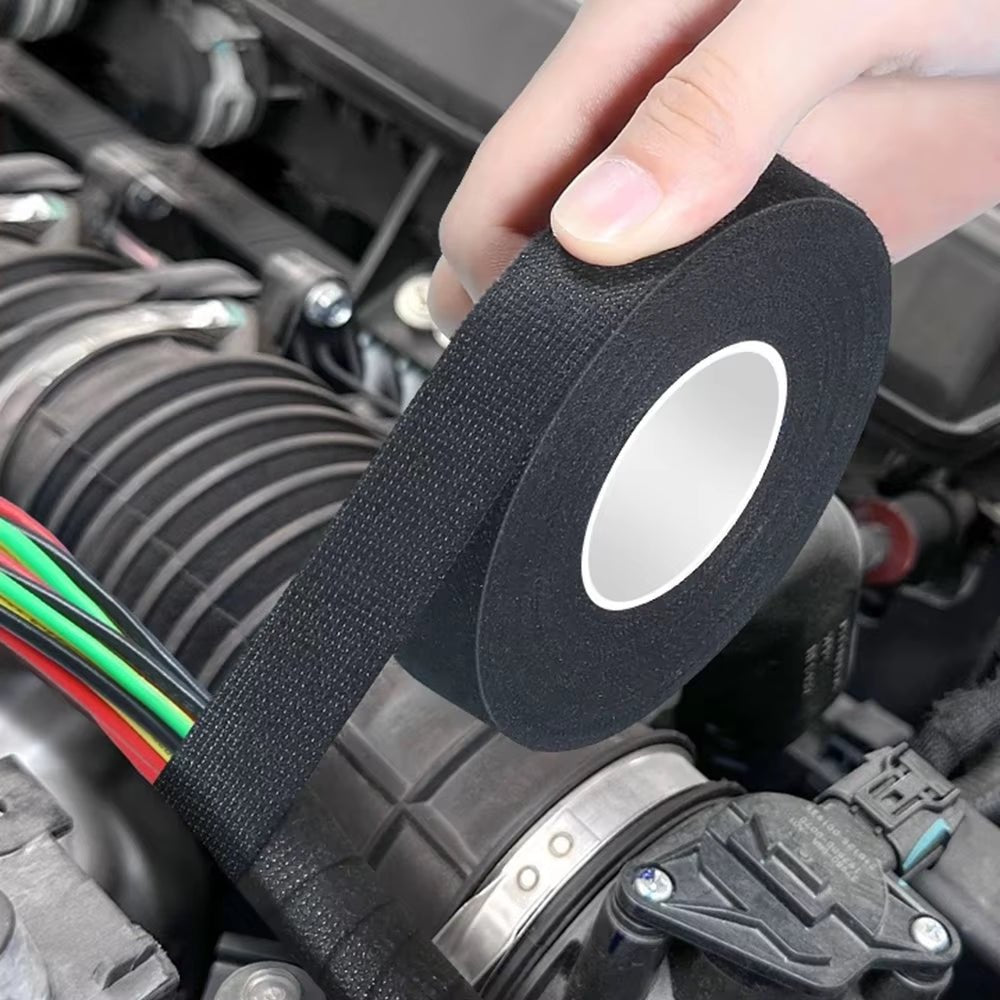 Premium Heat - Resistant Electrical Tape Bundle - Waterproof Fabric Cloth Wrap for Auto Wiring & Cable Organization - Avero