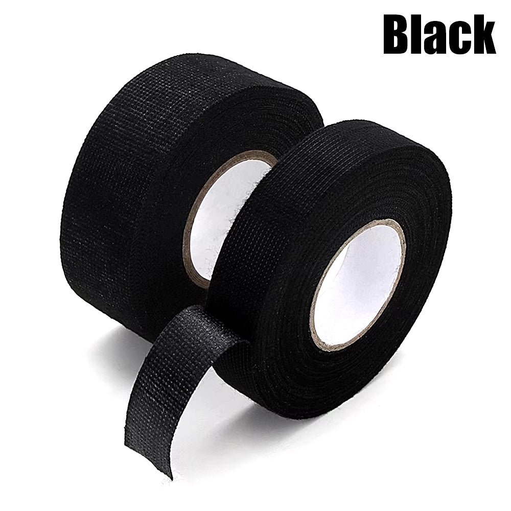 Premium Heat - Resistant Electrical Tape Bundle - Waterproof Fabric Cloth Wrap for Auto Wiring & Cable Organization - Avero