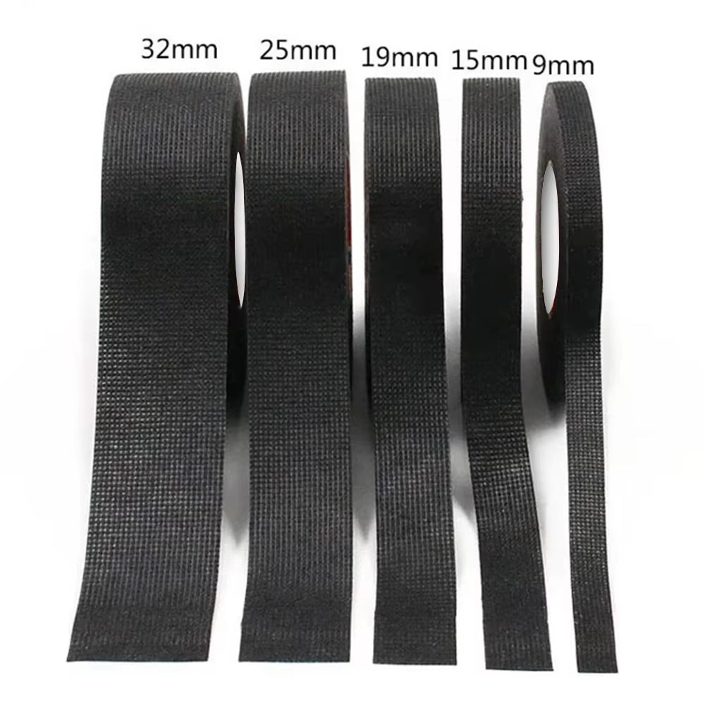 Premium Heat - Resistant Electrical Tape Bundle - Waterproof Fabric Cloth Wrap for Auto Wiring & Cable Organization - Avero