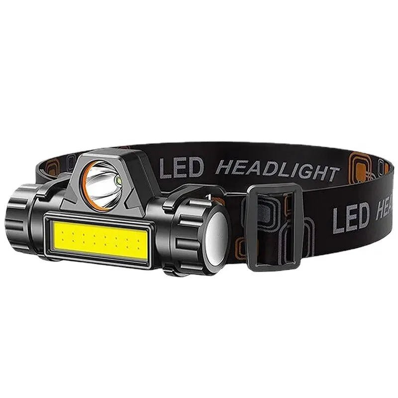 Rechargeable COB LED USB Headlamp Strong Magnetic Powerful Headlight Super Bright Waterproof Head Torch For Outdoor Fishing - Avero