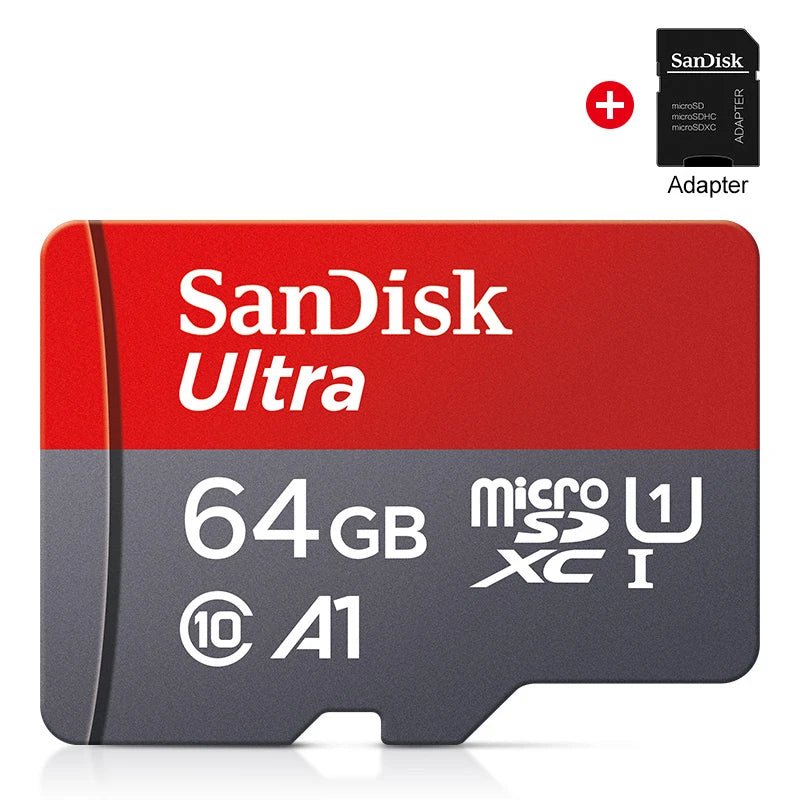 SanDisk Micro SD Memory Ultra TF Flash Card A1 V10 C10 U1 32GB 64G 128G 256G for Camera Phone Nintendo Switch Tablet Drone - Avero