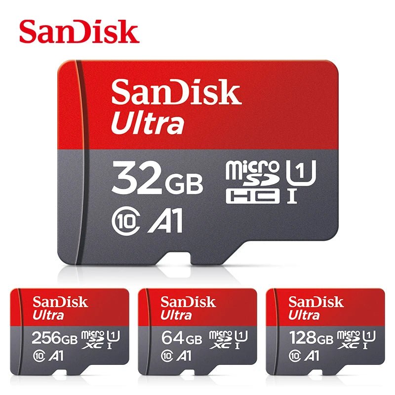 Sandisk Ultra Micro tf SD card 128GB 32GB 64GB 256GB Mini SD Card SD/TF Flash Card Memory Card 32 64 128 gb miniSD for Phone - Avero