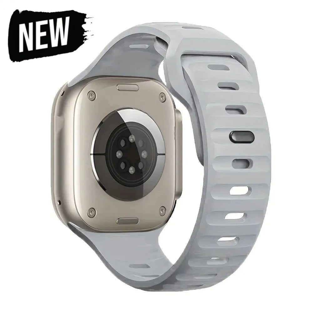 Soft Silicone Strap For Apple Watch Band Ultra 49mm 44mm 45mm 42mm 41mm 42mm 38mm Sport Watchband IWatch Serise 9 8 7 6 Bracelet - Avero