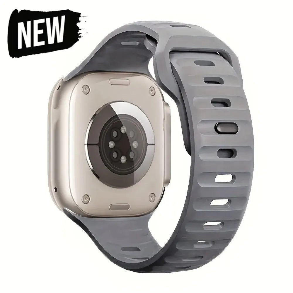Soft Silicone Strap For Apple Watch Band Ultra 49mm 44mm 45mm 42mm 41mm 42mm 38mm Sport Watchband IWatch Serise 9 8 7 6 Bracelet - Avero