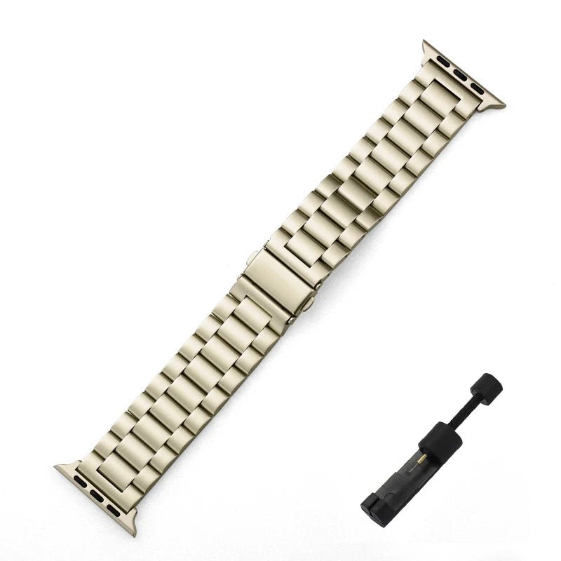 Stainless Steel Strap for Apple Watch band 44mm 45mm 38 - 42 - 40mm - 41mm Metal link Bracelet iWatch series 8 7 6 5 4 3 se Ultra 49mm - Avero
