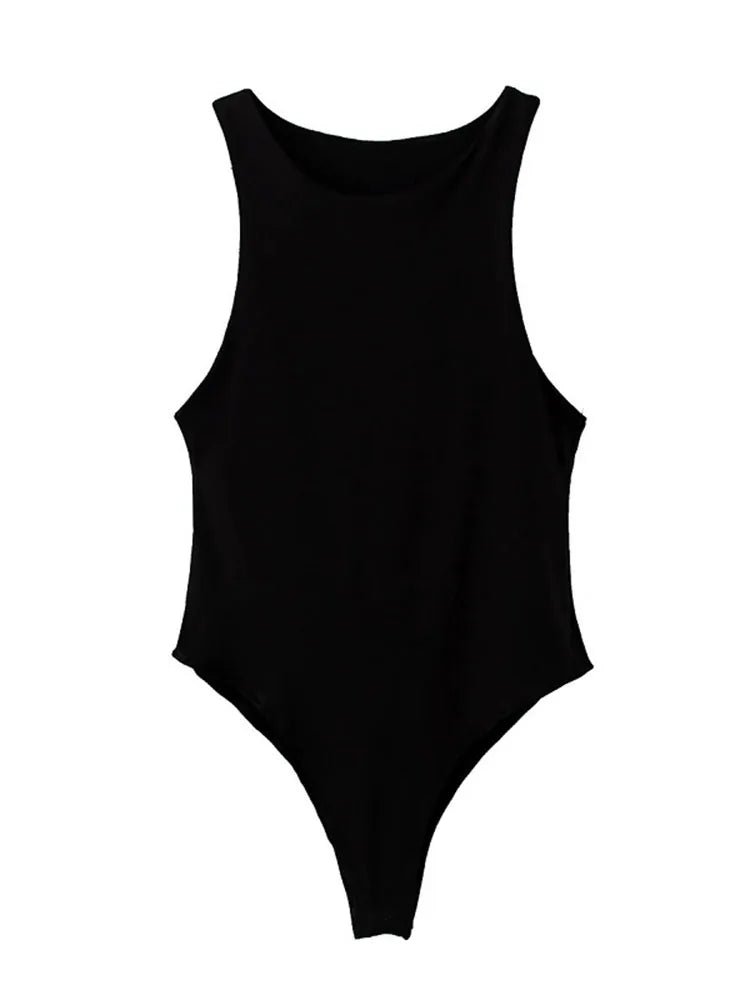 summer solid sexy bodycon women bodysuits female 4 color green slim casual bodysuit chic lady club short playsuits femme - Avero