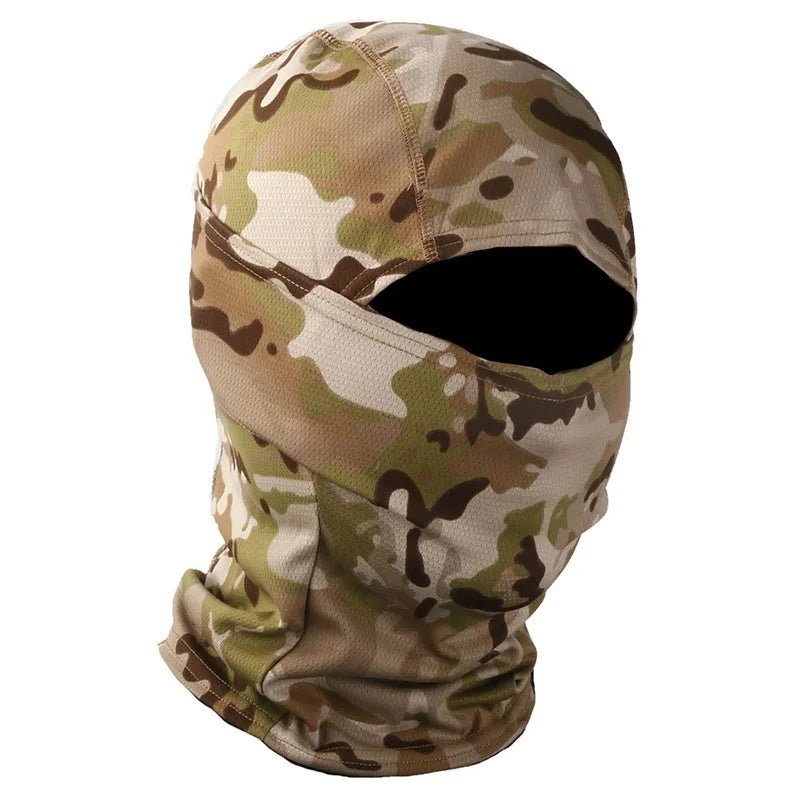 Tactical Balaclava Military Camouflage Full Face Mask Motorcycle Cycling Army War Airsoft Hunting Face Shield Hat Neck Scarives - Avero