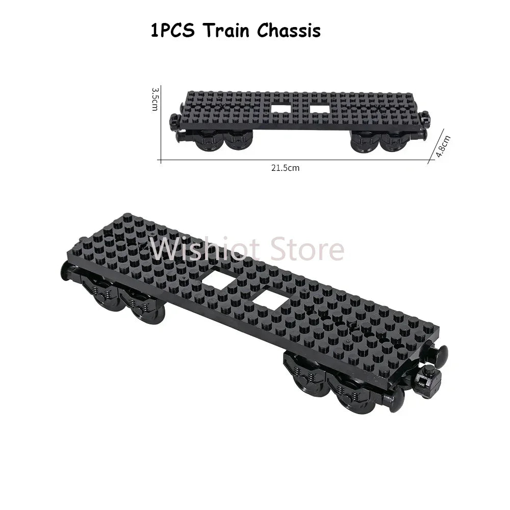 Technical Parts Train Motor 88002 MOC Pack Power Functions Battery Box Tracks Top Base Plate for Legoeds EV3 91994 74784 2871 - Avero