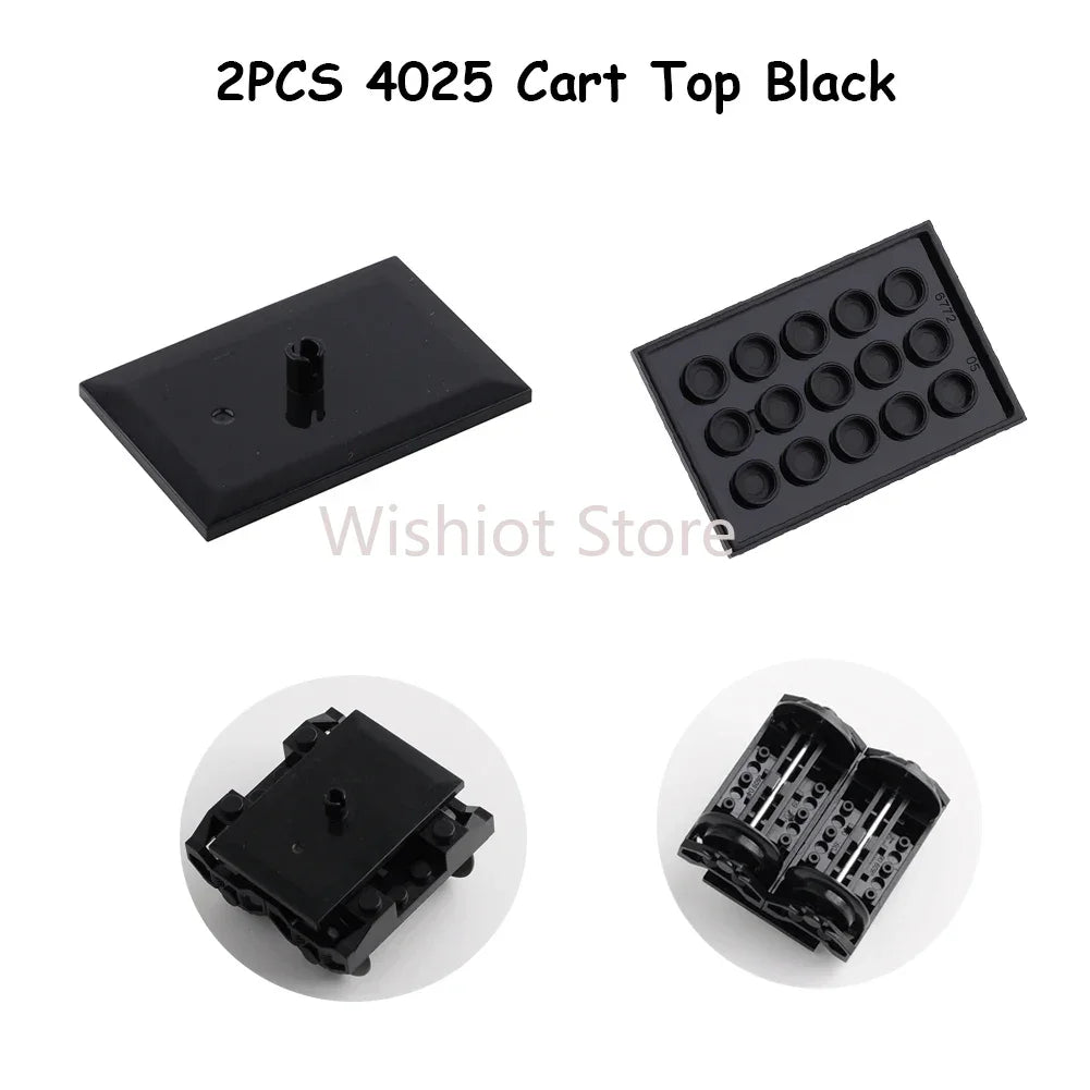 Technical Parts Train Motor 88002 MOC Pack Power Functions Battery Box Tracks Top Base Plate for Legoeds EV3 91994 74784 2871 - Avero