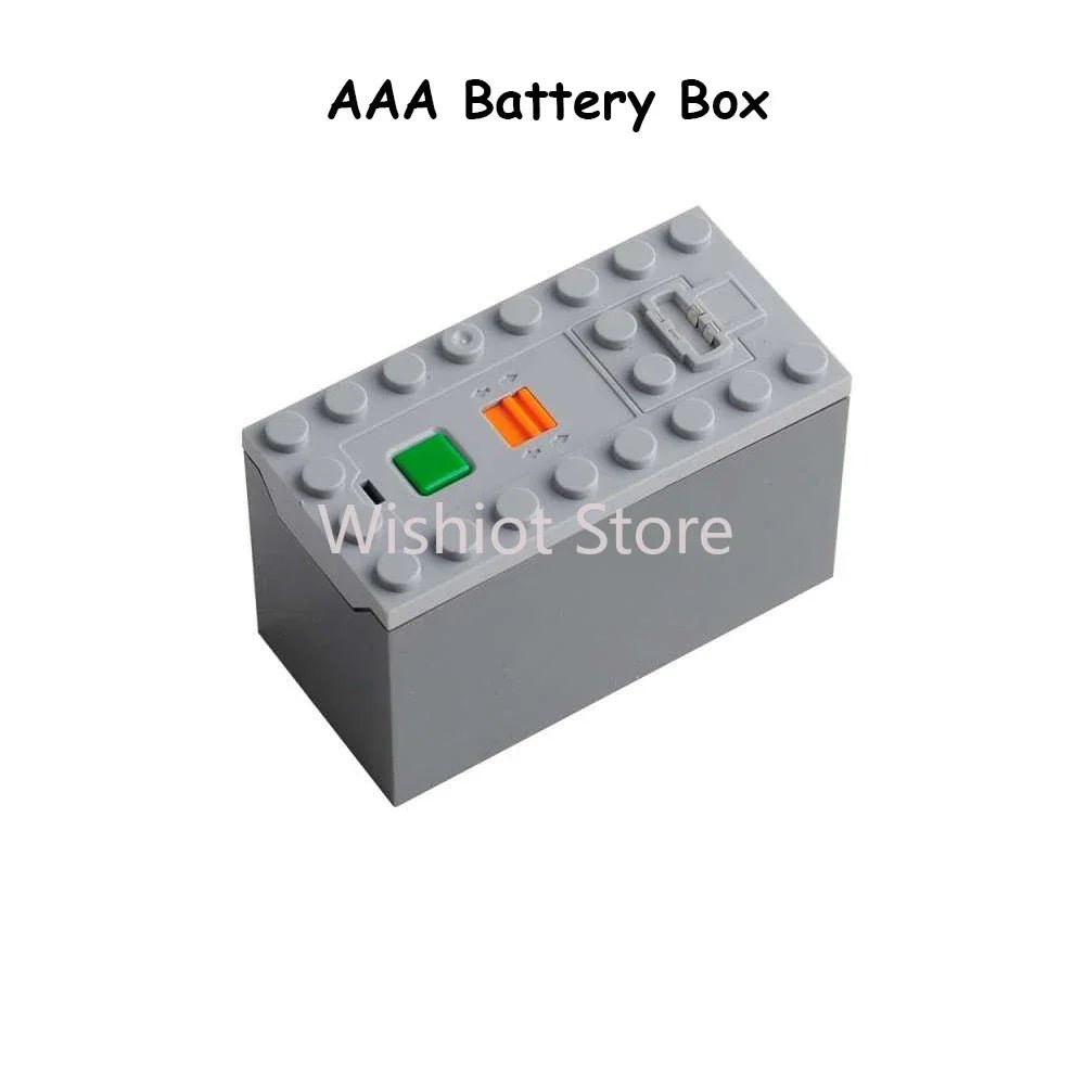 Technical Parts Train Motor 88002 MOC Pack Power Functions Battery Box Tracks Top Base Plate for Legoeds EV3 91994 74784 2871 - Avero