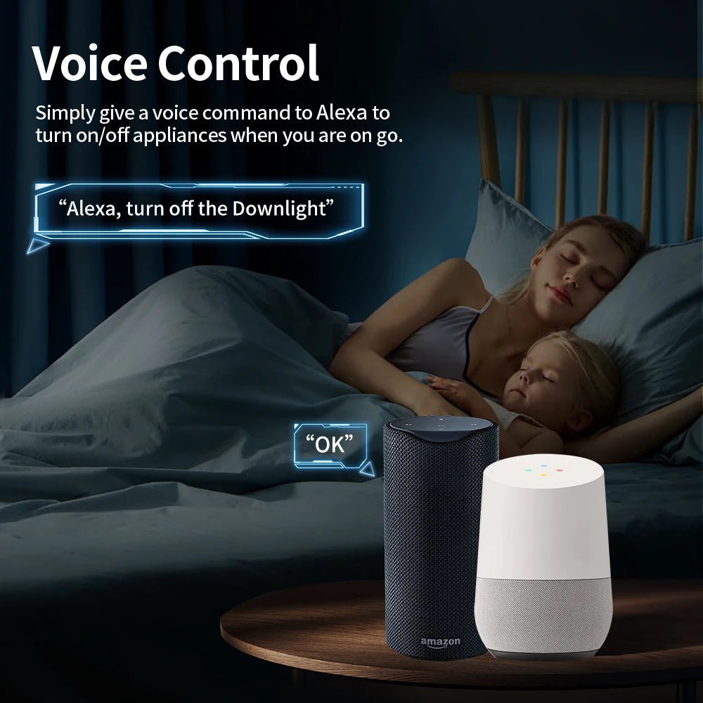 TNCE TUYA Smart Plug WiFi or Zigbee3.0 Socket EU 16A/20A Power Monitor Timing Function Voice Control Work With Alexa Google Home - Avero