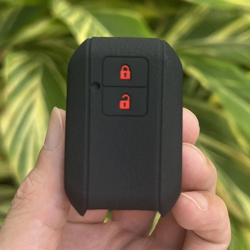 ZAD Silicone Rubber Car Key Cover Case Set For Suzuki New Swift 2017 Wagon R Japanese Monopoly Type 3c 2Button Remote Bey Holder - Avero
