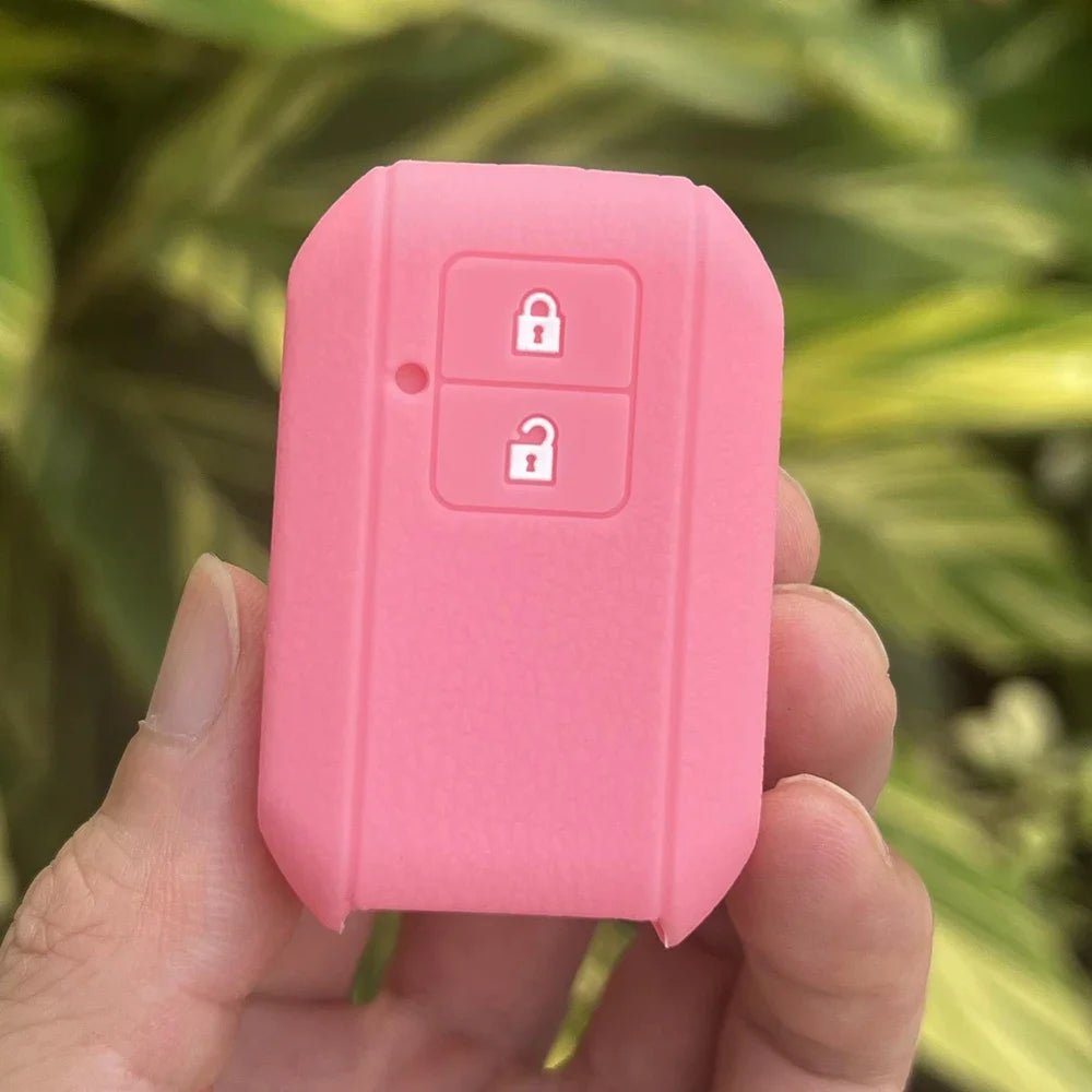 ZAD Silicone Rubber Car Key Cover Case Set For Suzuki New Swift 2017 Wagon R Japanese Monopoly Type 3c 2Button Remote Bey Holder - Avero