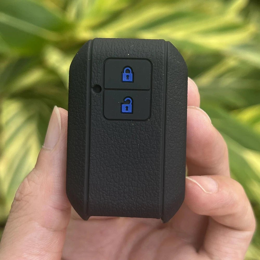 ZAD Silicone Rubber Car Key Cover Case Set For Suzuki New Swift 2017 Wagon R Japanese Monopoly Type 3c 2Button Remote Bey Holder - Avero