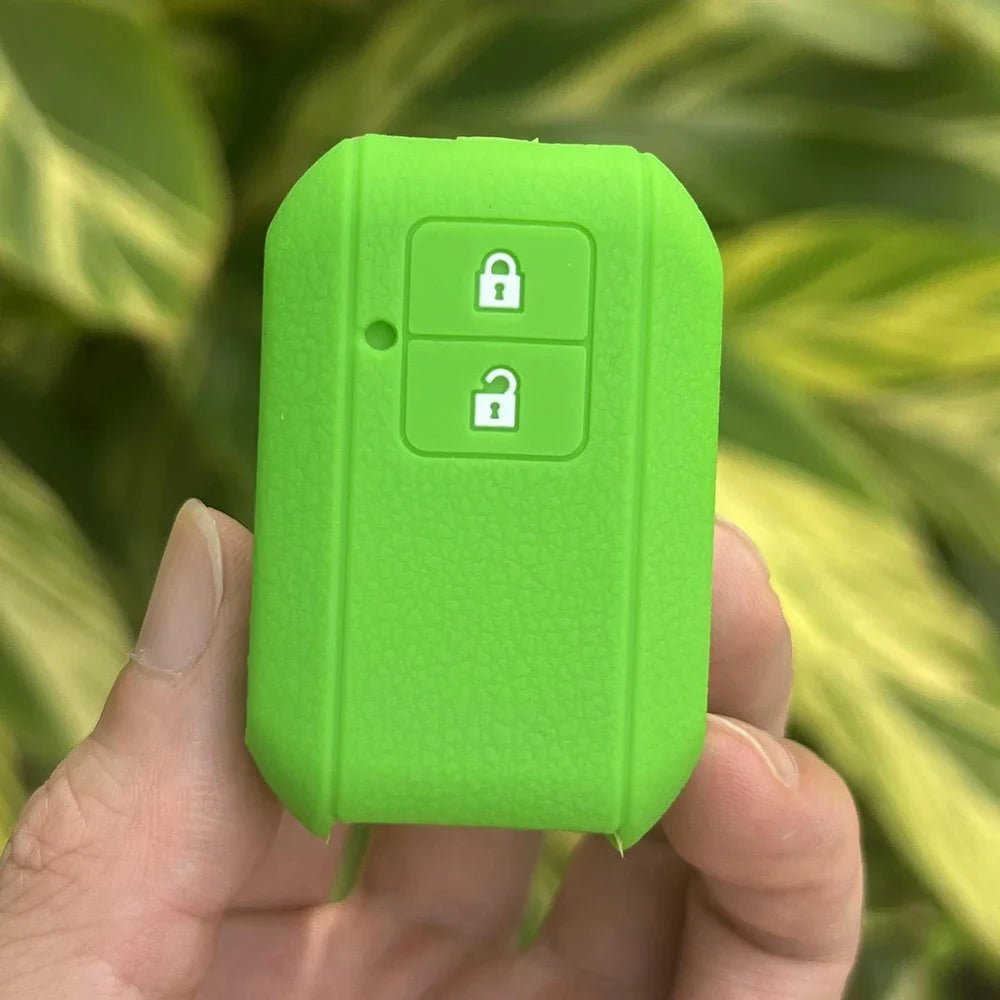 ZAD Silicone Rubber Car Key Cover Case Set For Suzuki New Swift 2017 Wagon R Japanese Monopoly Type 3c 2Button Remote Bey Holder - Avero