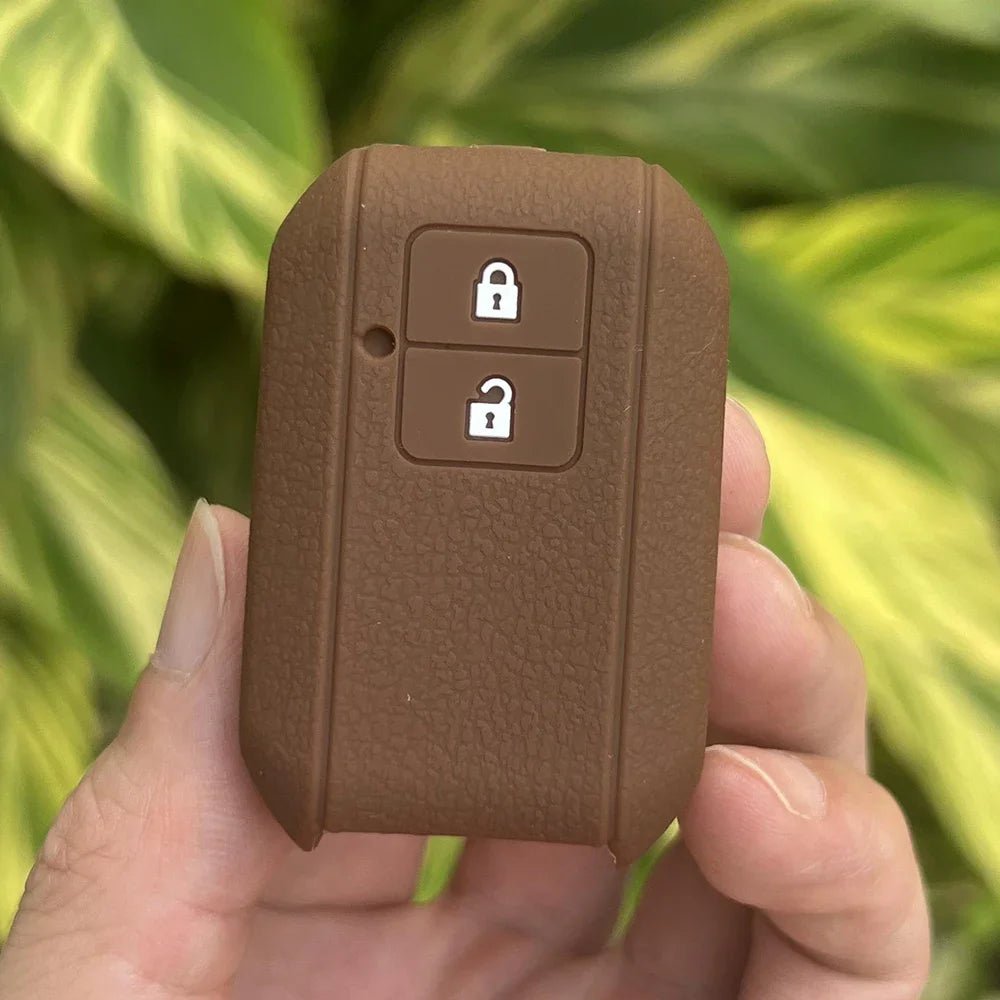 ZAD Silicone Rubber Car Key Cover Case Set For Suzuki New Swift 2017 Wagon R Japanese Monopoly Type 3c 2Button Remote Bey Holder - Avero
