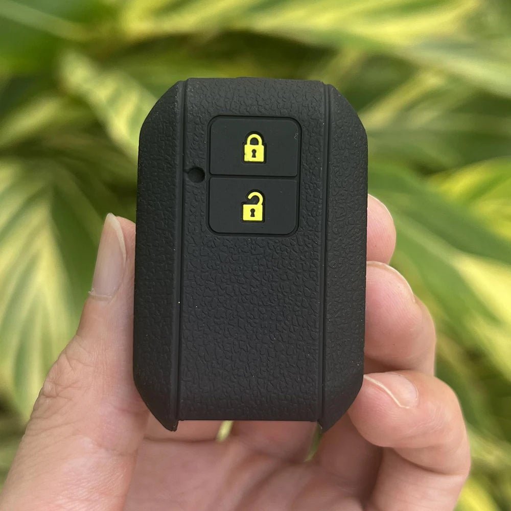 ZAD Silicone Rubber Car Key Cover Case Set For Suzuki New Swift 2017 Wagon R Japanese Monopoly Type 3c 2Button Remote Bey Holder - Avero