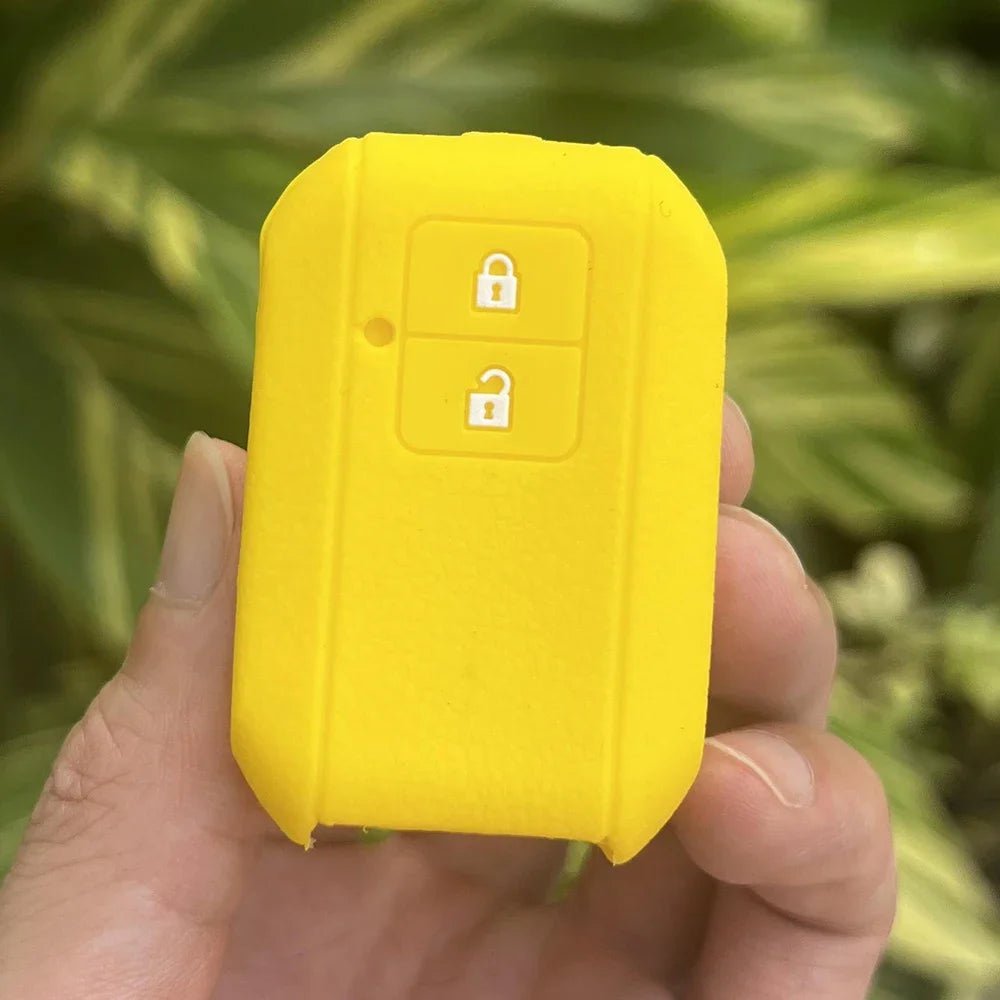 ZAD Silicone Rubber Car Key Cover Case Set For Suzuki New Swift 2017 Wagon R Japanese Monopoly Type 3c 2Button Remote Bey Holder - Avero
