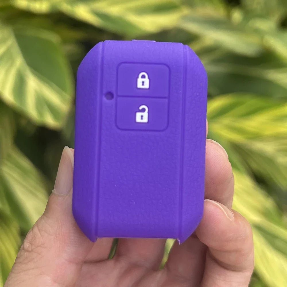 ZAD Silicone Rubber Car Key Cover Case Set For Suzuki New Swift 2017 Wagon R Japanese Monopoly Type 3c 2Button Remote Bey Holder - Avero