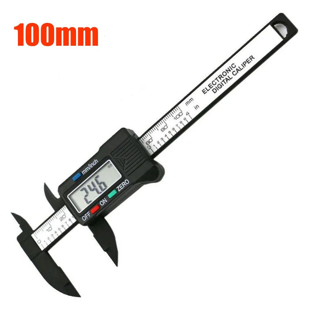 0 - 150mm High Strength Plastic Student Home Woodworking Gap Play Measuring Calipers Electronic Digital Calipers - Avero